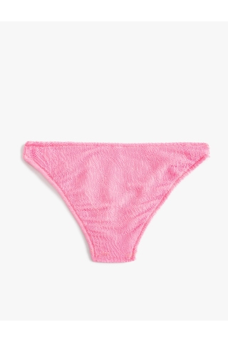 Koton Dokulu Bikini Altı Pembe 4sak00104mm Gül