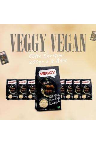 Veggy Vegan Köfte Karışımı 200gr X 8 Adet-2058