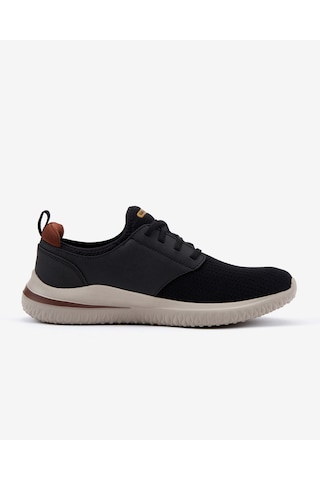 Skechers Delson 3.0 - Mooney Erkek Siyah Günlük Ayakkabı 210239 Blk Siyah