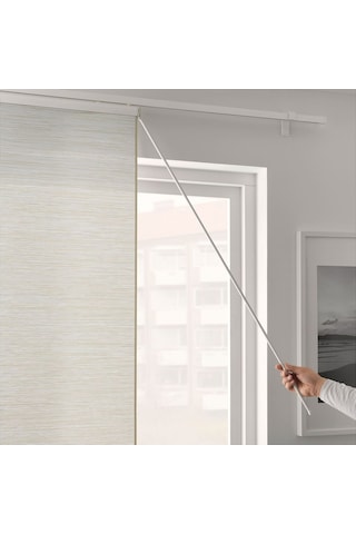 Perde Çekme Çubuğu, Beyaz, 110 Cm Beyaz