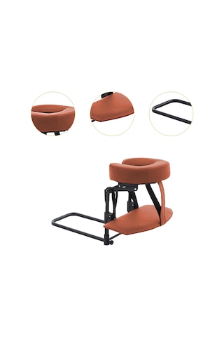 Merıglare Ev Masaj Seti Yüz Yastık Kafalık, Ayarlanabilir Eğimli Yatak İçin Ergonomik Masaj Kafalık, Ameliyat Sonrası Bakım Ve Spa İçin Pu Süngerden Yapılmış, Kırmızı Kahverengi