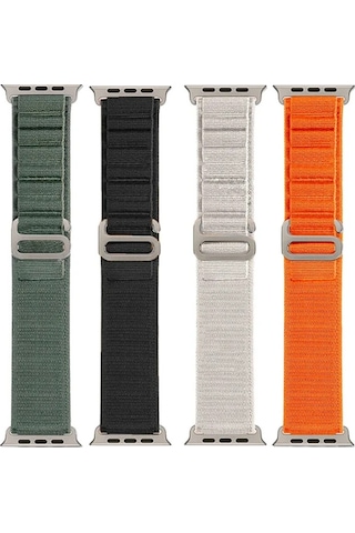 Ally Apple, Uyumlu Watch 7-8 45mm 6-5-4 44mm Watch Ultra 49mm Alpine Loop Kayış Kordon 3-2-1 42mm- 5775