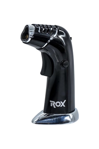 Rox Bs-830 Üç Alev Çıkışlı Bütan Gaz Torch Pürmüz Siyah