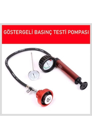 Badem10 Nt Tools Radyatör Kaçak Tespit Cihazı Basınç Testi Kiti Nta1036