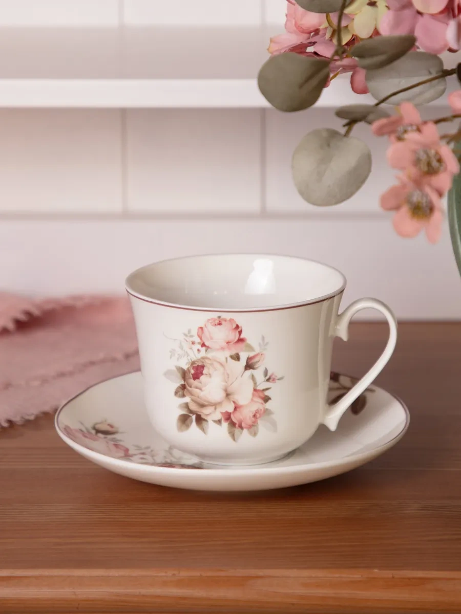 Lefard Meribel 450 Ml Porselen Hediye Çay Takımı 307759568 Beyaz