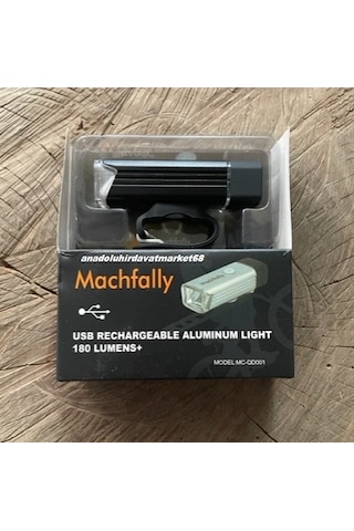 Mac Metal Gövde Led Bisiklet Feneri Şarjlı Bisiklet Lambası Klipsli 4 Farklı Beyaz