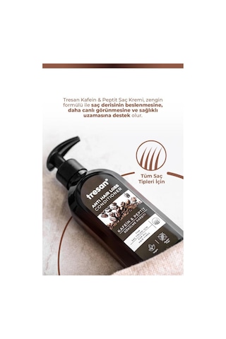 Tresan Conditioner Kafein Peptit Saç Kremi 300 Ml 3 Adet