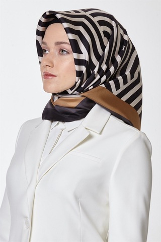 Armine Özel Nostalji Serisi Twill İpek Eşarp Modelleri 8153D-36