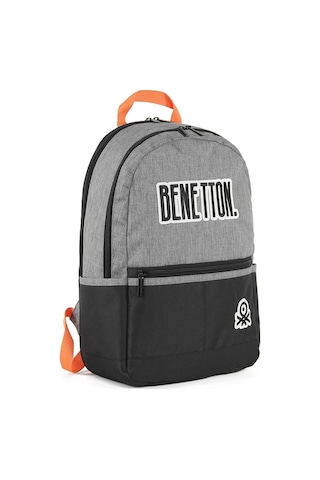 United Colors Of Benetton Bnt03857 Gri/siyah Unisex Sırt Çantası Gri - Siyah