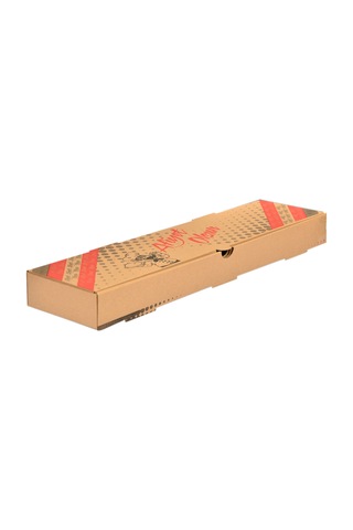 Miyo Ambalaj Karadeniz Pide Kutusu Oluklu Karton 100'lü 12 x 45 x 4 CM