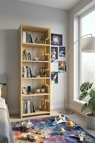 Labirent Ledli Açık Kitaplık Klimt