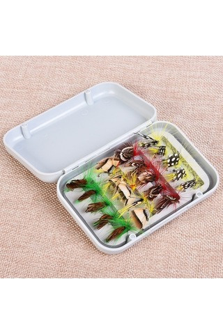 Novahub Çeşitli Renk Ve Kancalarla Donanımlı 20/100 Parça Fly Olta Takımı