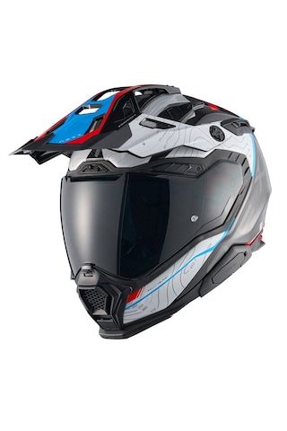 Nexx X.wed 3 Furka Karbon Enduro Motosiklet Kaskı Kırmızı - Mavi