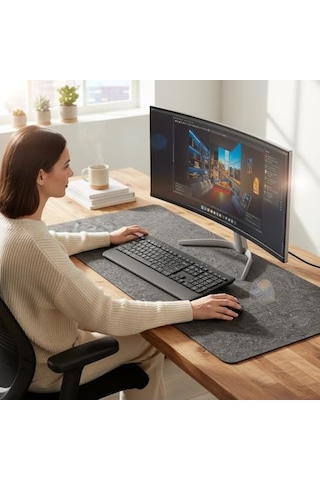 120x45 Cm Mouse Pad Masa Koruyucu Büyük Keçe Oyuncu Matı 3mm Koyu Gri Renk Farklı Ölçüler İçin Mağazamıza Bakınız. Büyük Boylarda L-xl-xxl Ölçülerde Lütfen Masa Ölçünüzü Kontrol Ederek Seçiniz.