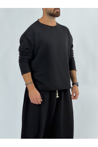 Tasarım Oversize Siyah Erkek Takım Coc3410