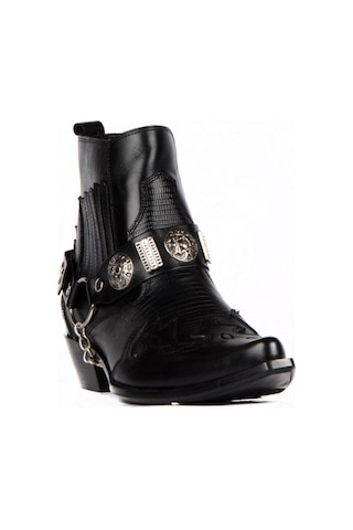 Footcourt Siyah Erkek Kovboy Botu (Western)