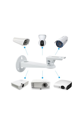 Singree 360 Dönebilir Mini Projektör Duvara Montaj Braketi - 1.5 Kg Taşıma Kapasiteli, Kablo Yönetimli