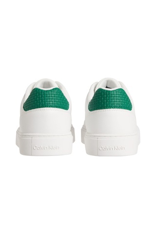 Erkek Classic Cup Laceup Lth Bt Woven Ayakkabı Ym0ym0144705o Beyaz