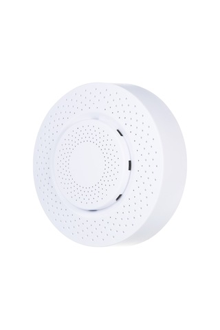 Springsun Beyaz Usb Wifi Akıllı Hava Kalitesi Monitörü - Formaldehit, Voc, Co2, Sicaklık Ve Nem Testeri - Uzak İzleme Ve Gerçek Zamanlı Uyarı Beyaz