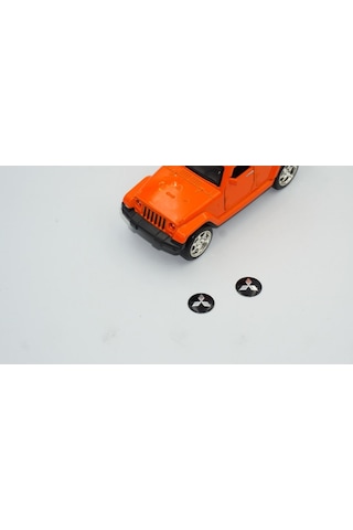 Mitsubishi Oto Anahtar 3M Metal Alaşım Logo 2Li Set