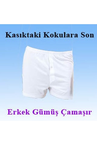2 Adet-Doliche Patentli Erkek Pamuklu Gümüş Teknolojili Boxer