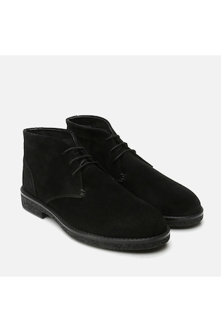 Hotiç Hakiki Deri Siyah Erkek Günlük Bot 02boh296120a100 Siyah-black