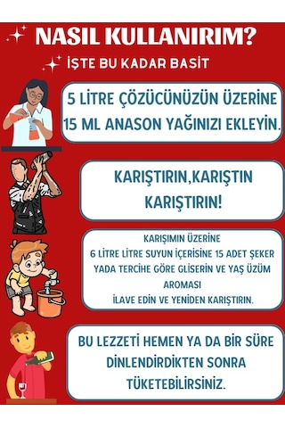 Sek Aroma Kristalize Saf Anason Yağı 5 x 15 ML