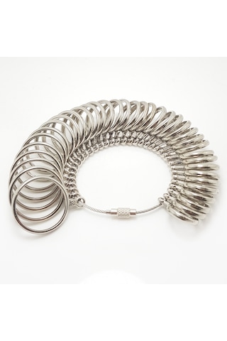 EU Size Metal Yüzük Ölçüsü Öğrenme Hesaplama Aparatı cin322 Metal