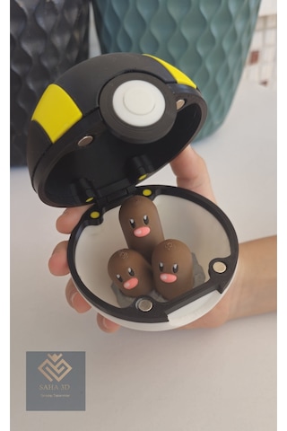 Pokemon Ultra Poke Topu Dugtrio Hediyeli