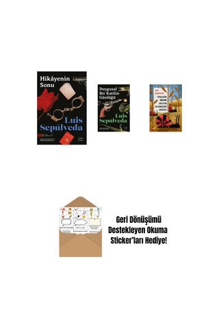 Hikâyenin Sonu + Duygusal Bir Katilin Günlüğü + Yavaşlığın Önemini Anlayan Salyangozun Hikayesi + Okuma Sticker'ları