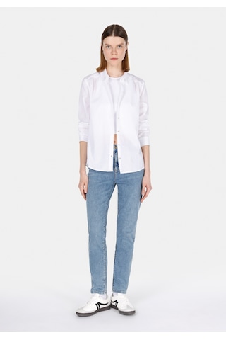Colin's Colins Regular Fit Shirt Neck Düz Kadın Beyaz Uzun Kol Gömlek Cl1073407 Cl1073407 Q1.v1 Wht Beyaz