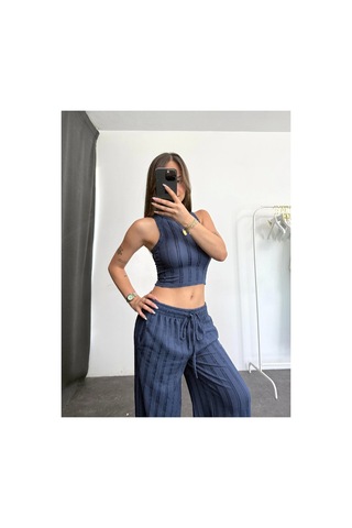 Unika Boutique Olala Takım - Siyah Lacivert