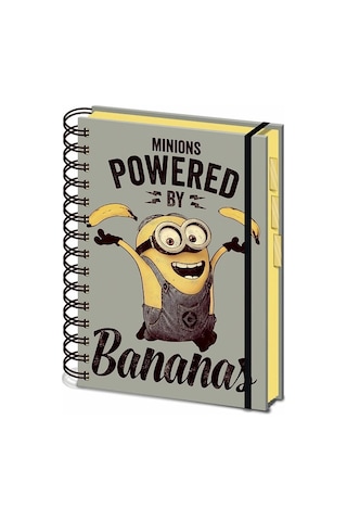 A5 Proje Defteri Despicable Me Powered By Bananas Sr71861 Çok Renkli