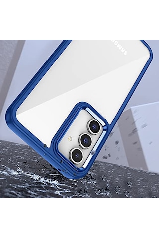Ayrex Kılıf Kamera Lens Korumalı Elektroplatin Kaplama Sert Pc Colourful Platinum Serisi Lila