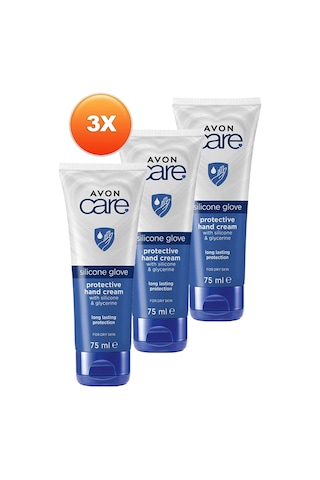 Avon Care Silikon Ve Gliserin İçeren El Kremi 3 x 75 ML