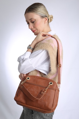 Star Tombis Taba 26x20cm El Kol Ve Omuz Ayarlanabilir Askılı Günlük Çanta Omuz10030001 Taba