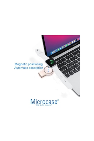 Microcase Apple Uyumlu Watch 7 41Mm 2In1 Type-C+Usb Manyetik Şarj-Al2730