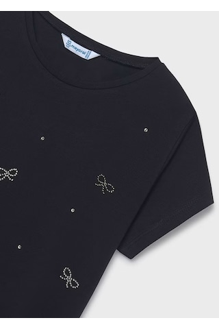 Mayoral Kız Çocuk T-shirt 854 Siyah