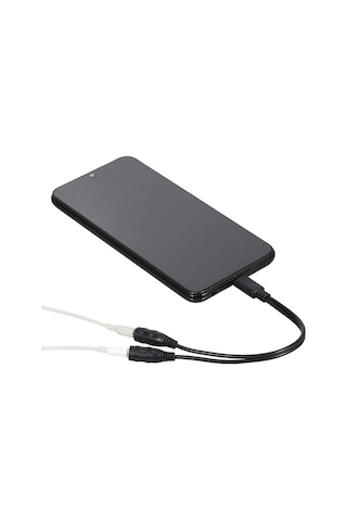 Maiyame Type-c'den Çift 3.5mm'ye Ses Bölücü, İki Kulaklık İçin Audio Çevirici Kablosu
