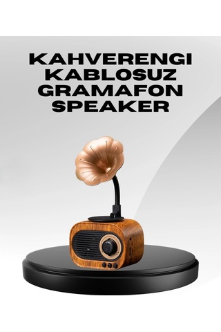 Kablosuz Retro Radyo Hoparlör 5w Güçlü Ses Usb Hafıza Kart Destekli Tech