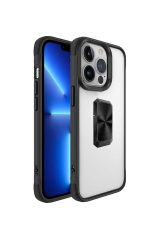 Zore Apple Uyumlu iPhone 13 Pro  V-bax Kılıf-siyah Siyah