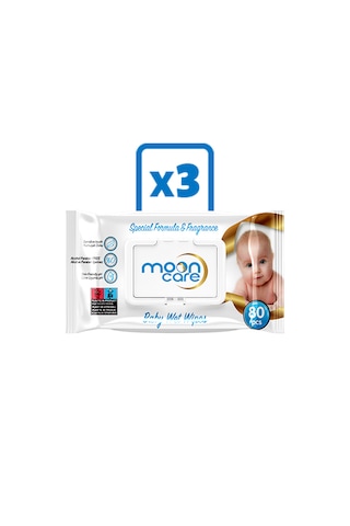 Mooncare Islak Bebek Havlusu- 3x80
