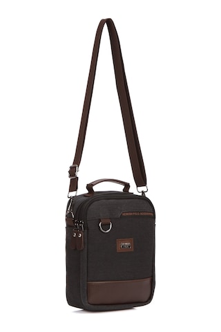 Newish Polo Erkek Kanvas Kumaş El Ve Omuz Çantası New313 Siyah