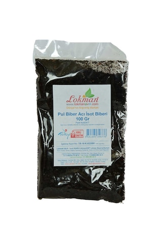 Pul Biber Acı İsot Biberi 100 Gr Paket Doğal