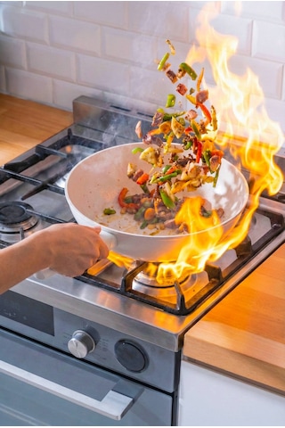 Acar Ultımate Pro Wok Tava 28 Cm Bft-08868 Ekru