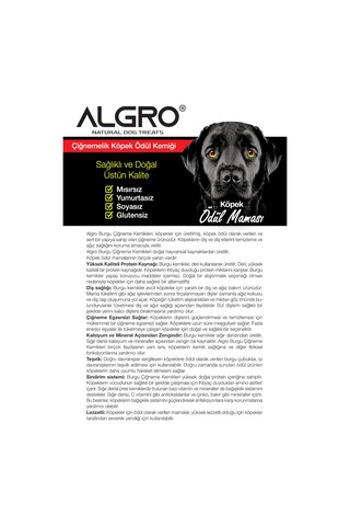 Algro Sığır Derisi Burgu Çubuk Köpek Ödülü 100 Adet 500 G