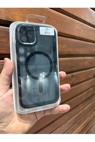 İphone 11 Siyah Magsafe Uyumlu Telefon Kılıfı İphone 11 Siyah Magsafe Uyumlu Telefon Kılıfı