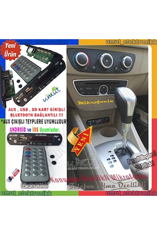 Renault Megane 3 Bluetoothlu Oto Teyp Usb-sd-aux-mp3 Çevirici N11.407