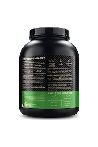 Serious Mass Muz Aromalı 2.73kg 8 Servis Ve Kas Gelişimi İçin Yüksek Kalori Muz