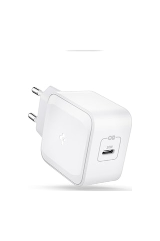 Spigen PowerArc ArcStation Pro 30W Hızlı Şarj Cihazı Gallium Nitride USB-C PD Beyaz PE2008 - ACH02077